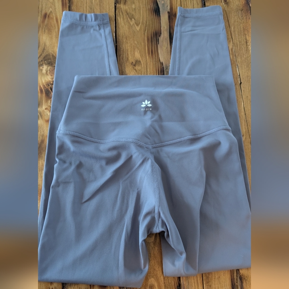 644-Fit By M Gray/Lilac‎ High-Waisted Leggings